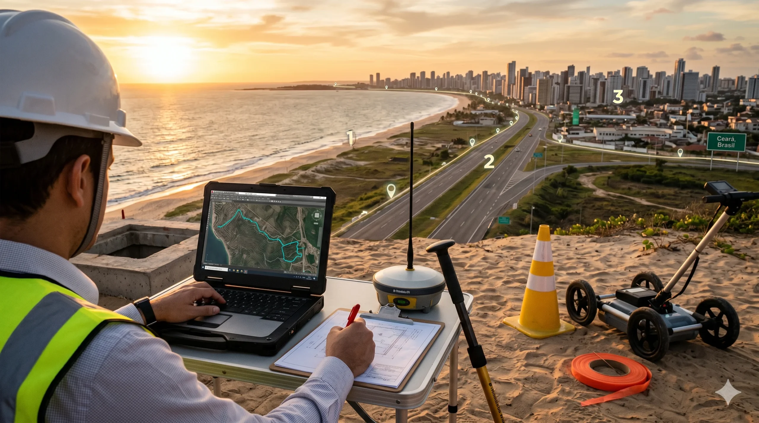 40 km Fiber Network Design in 40 Days